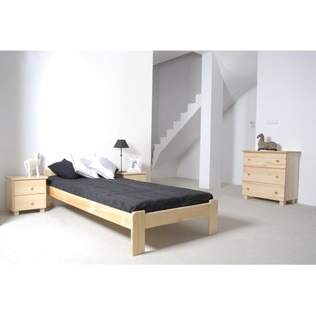 Postel CELINKA 90x200cm z masivu borovice Borovice MAGNAT