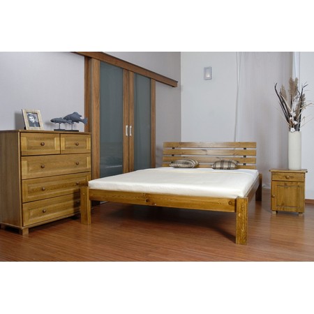 Postel KLARA 160x200cm z masivu borovice Borovice MAGNAT