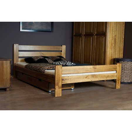 Postel NELI 160x200cm z masivu borovice Borovice MAGNAT