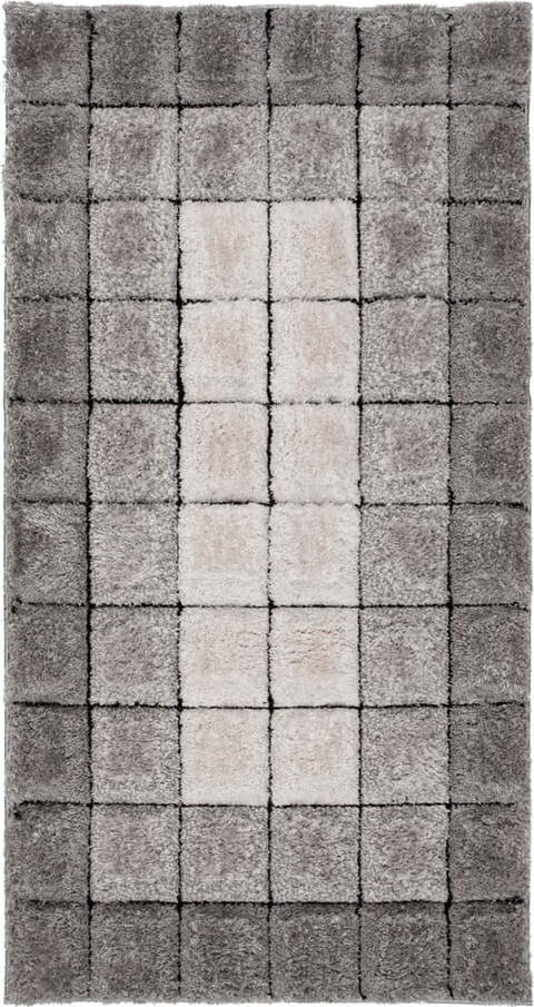 Šedý koberec Flair Rugs Cube