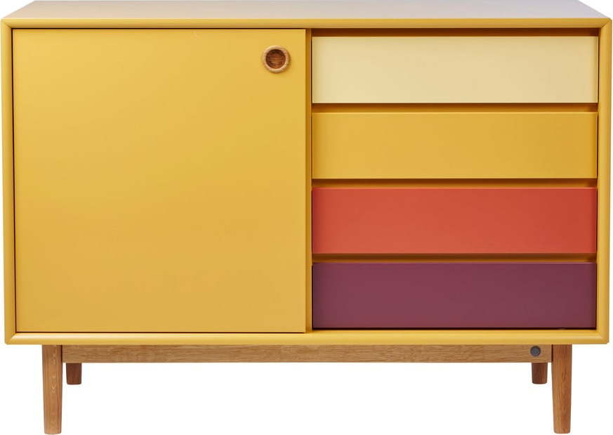 Hořčicově žlutá komoda Tom Tailor for Tenzo Color Box