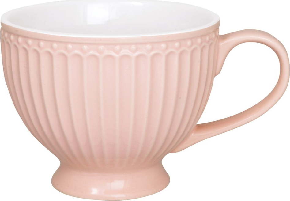 Růžový porcelánový šálek Green Gate Alice