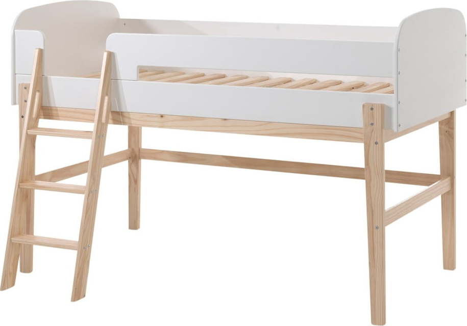 Vyvýšená postel z borovicového dřeva Vipack Kiddy