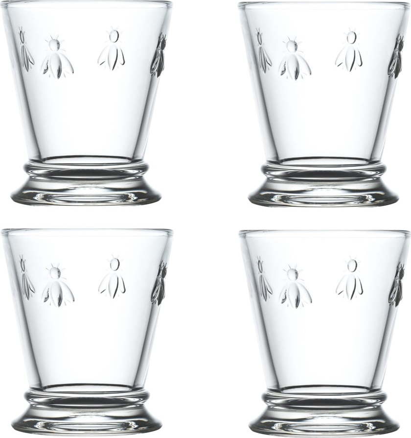 Sada 4 skleněných sklenic La Rochère Abeille Mismo La Rochére