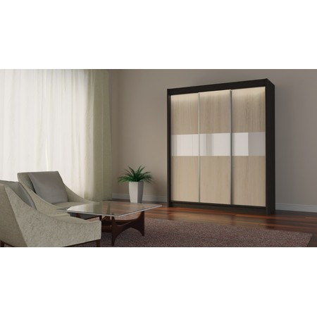 Kvalitní Šatní Skříň Tanna 200 cm Wenge/dub sonoma Furniture