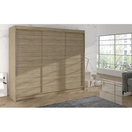 Šatní skříň DERBY II - 200 cm Dub sonoma ankon