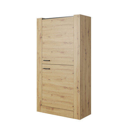 Komoda 1D Lugo - dub artisan/černá Idzczakmeble