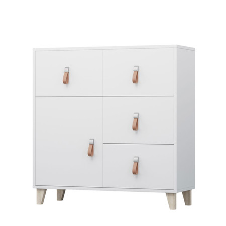 Komoda 4S1D Figo - bílá Idzczakmeble