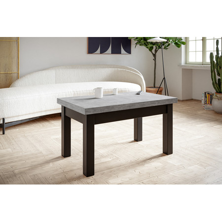 Konferenční stolek Classic 100x60 cm Šedá Černá Alpimeble