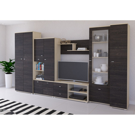 Obývací sestava Ars 370x51 - popelavá/dub Idzczakmeble