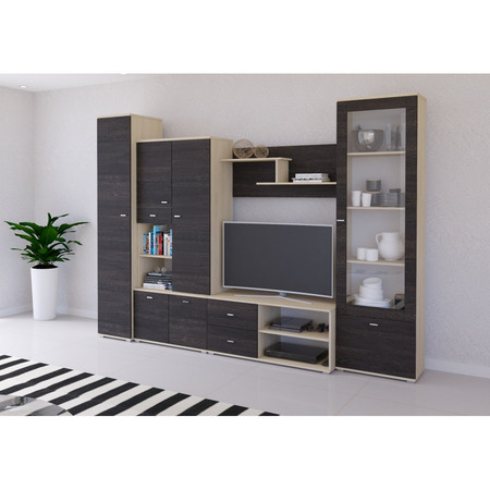 Obývací sestava Ars P 290x51 - popelavá/dub Idzczakmeble