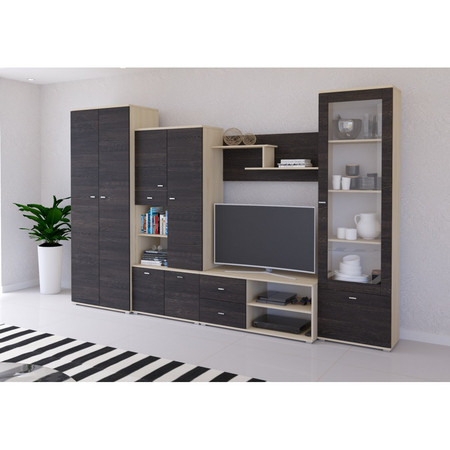 Obývací sestava Ars S 330x51 - popelavá/dub Idzczakmeble