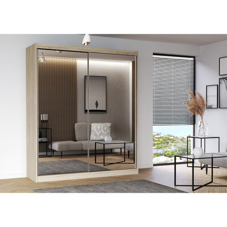 Skříň Multi 183x61 cm - dub sonoma Idzczakmeble