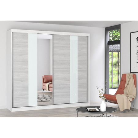 Skříň Multi 32 233x61 cm - grafit Idzczakmeble