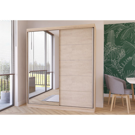 Skříň Silk 183x61 cm - dub sonoma Idzczakmeble