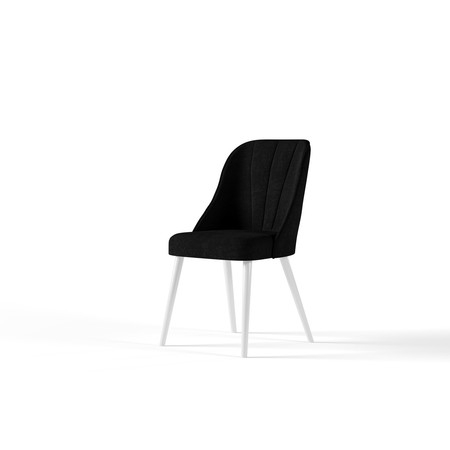Židle Skandinavská Bílá Černá Alpimeble