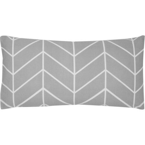 Sada 2 šedých flanelových dekorativních povlaků na polštář Westwing Collection Yule
