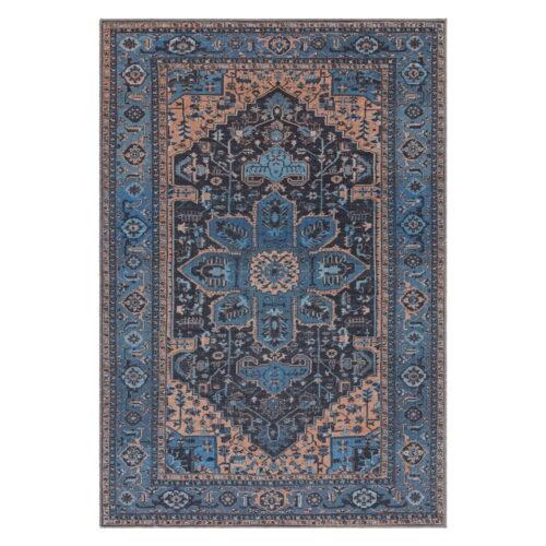 Modrý koberec 170x120 cm Kaya - Asiatic Carpets Asiatic Carpets