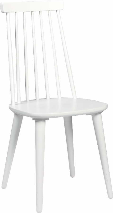 Bílá jídelní židle ze dřeva kaučukovníku Rowico Lotta Rowico