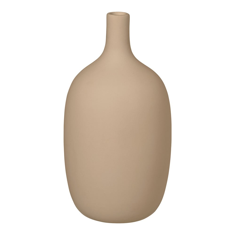 Béžová keramická váza Blomus Nomad