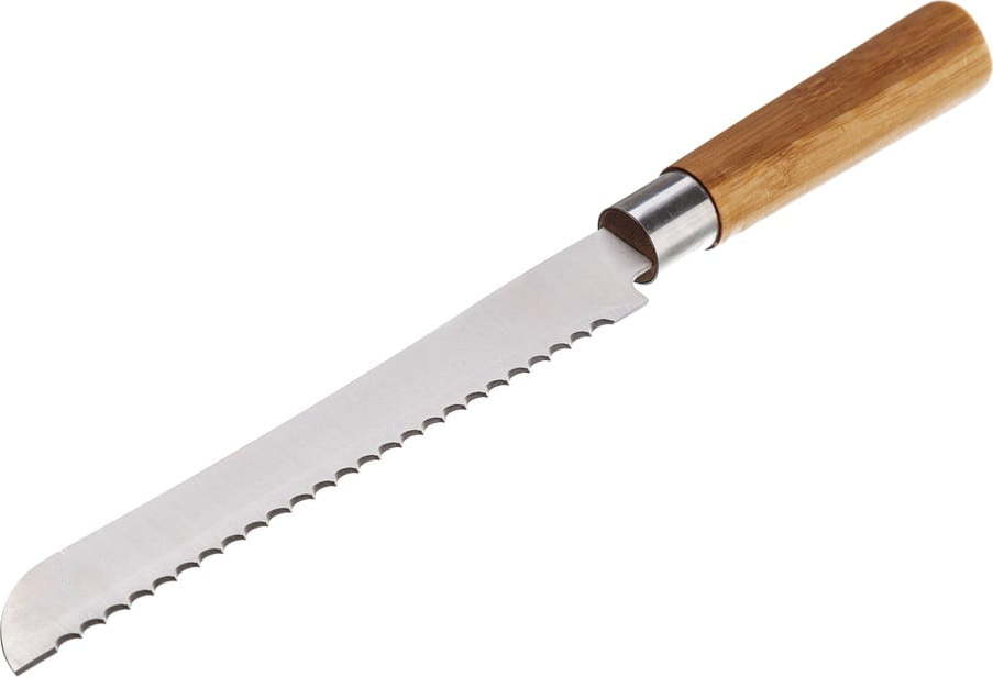 Nůž na pečivo Unimasa z nerezové oceli a bambusu Unisama