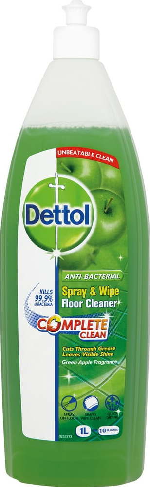 Antibakteriální podlahový čistič podlah s vůní zeleného jablka Dettol