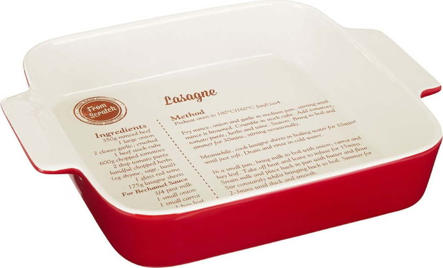 Kameninová pečicí forma s receptem na lasagne Premier Housewares From Scratch Premier Housewares