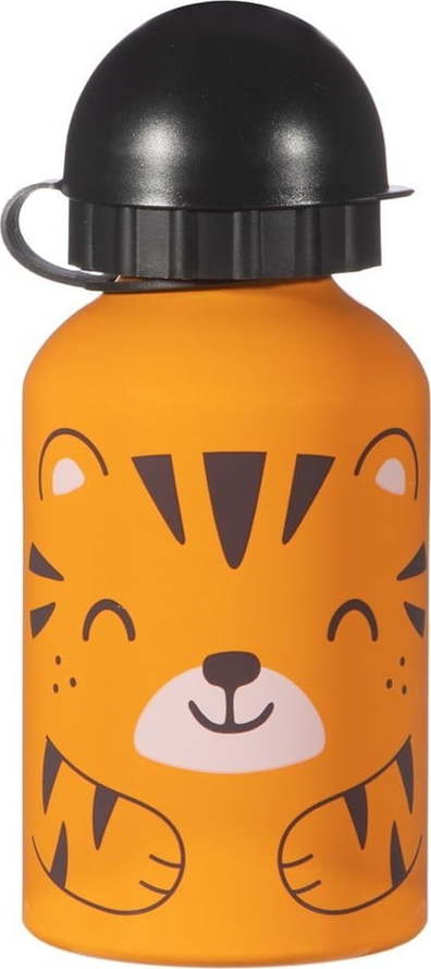Oranžovo-černá dětská láhev na pití Sass & Belle Tiger