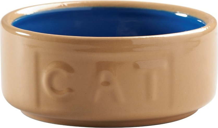 Kameninová miska pro kočky Mason Cash Cane Blue Cat