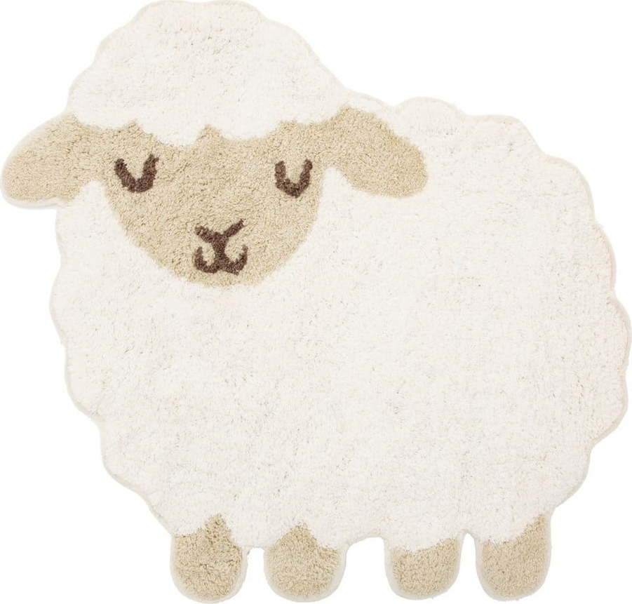 Bílý dětský bavlněný koberec Sass & Belle Baa Baa Lamb