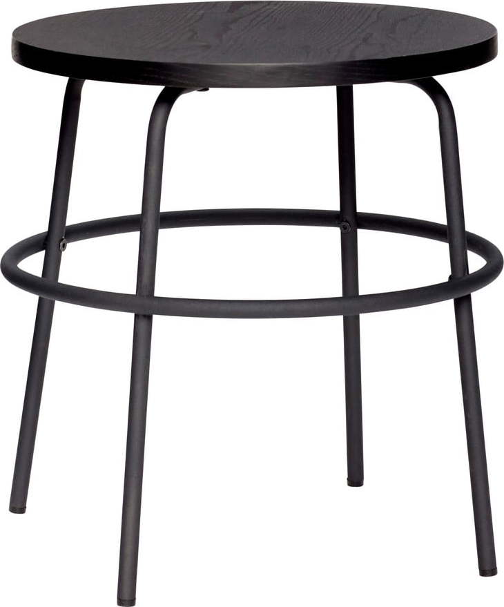 Černý odkládací stolek Hübsch Ash