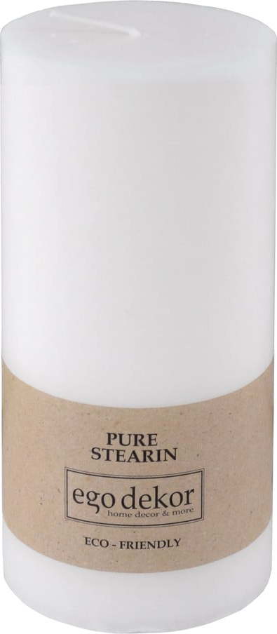 Bílá svíčka Eco candles by Ego dekor Friendly