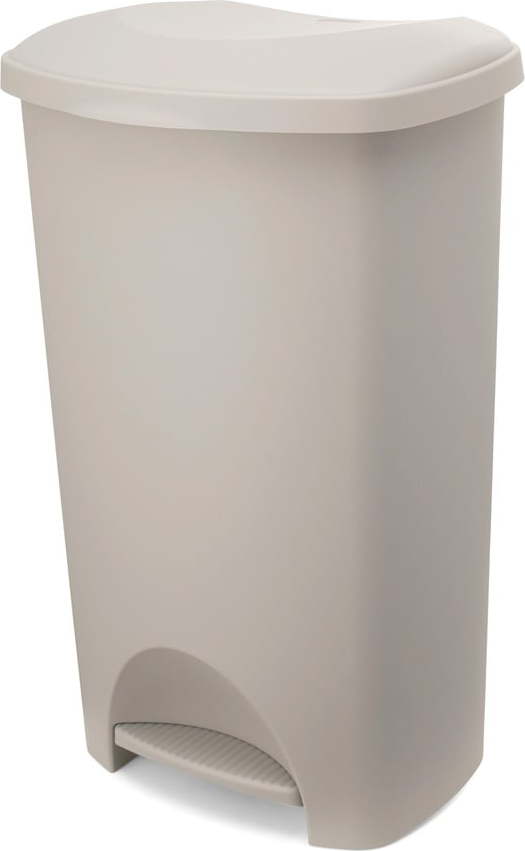 Béžový pedálový odpadkový koš s víkem Addis
