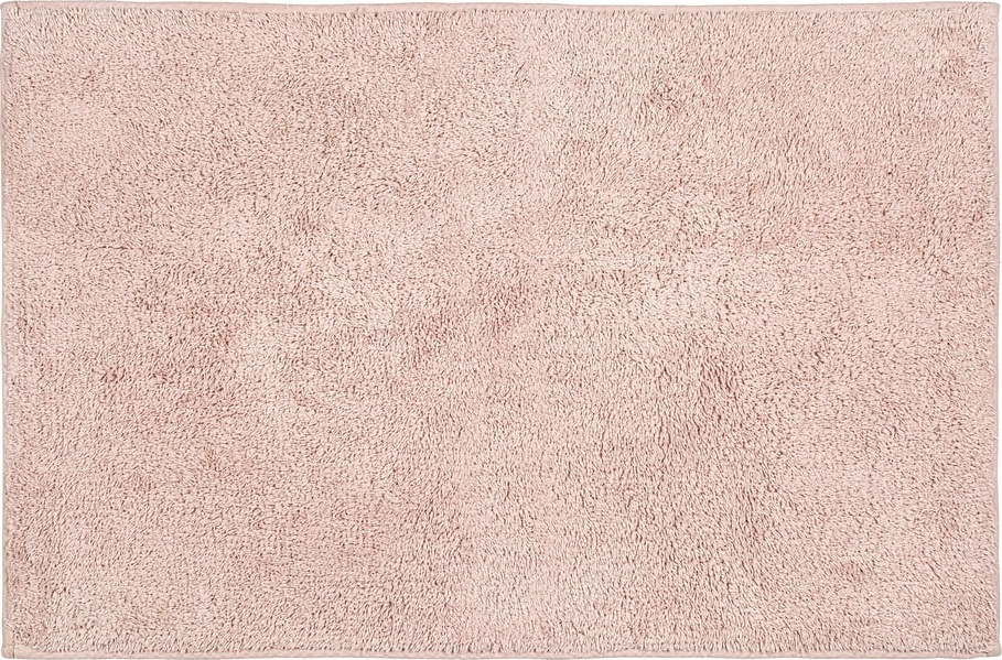 Růžová bavlněná koupelnová podložka Wenko Ono