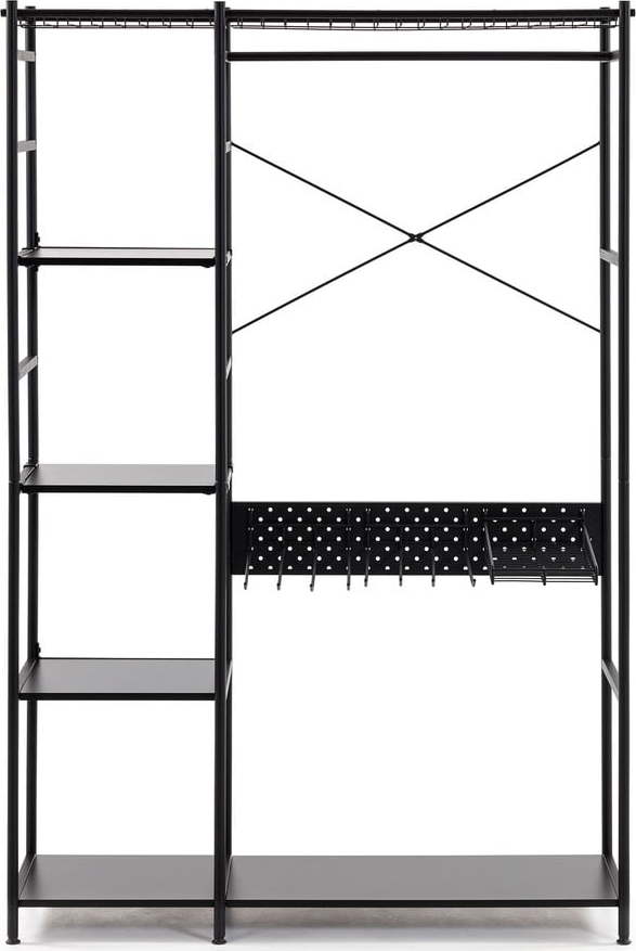 Černý šatník Kave Home Storn