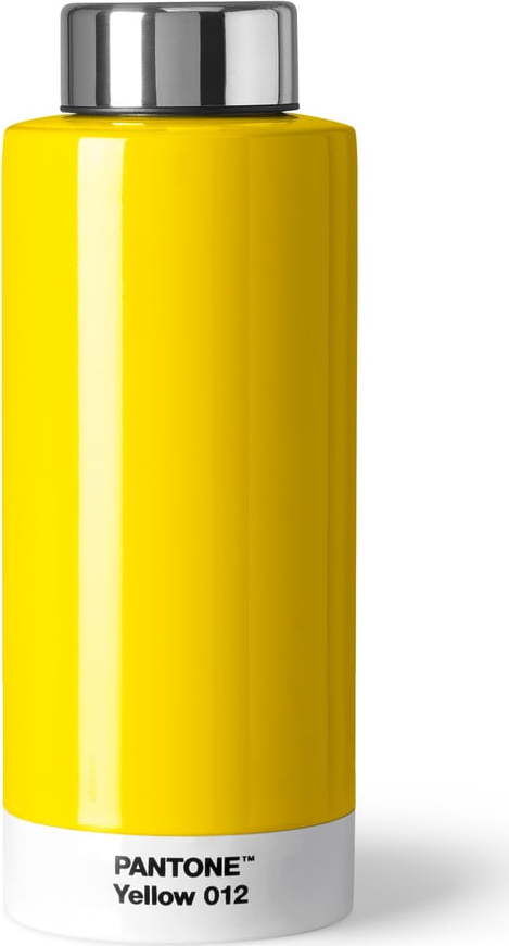 Žlutá láhev z nerezové oceli Pantone