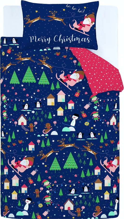 Dětské povlečení 200x135 cm Santa's Christmas Wonderland - Catherine Lansfield Catherine Lansfield