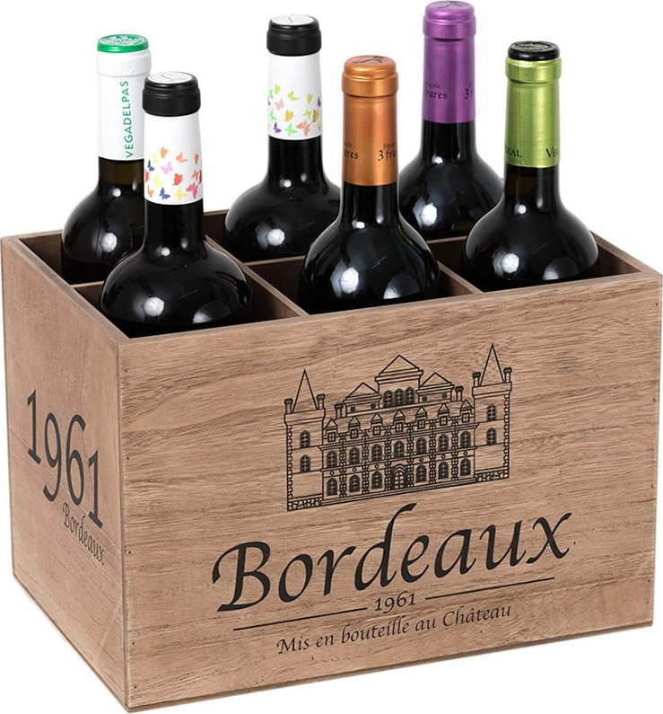Dřevěný stojan na víno Balvi Bordeaux Balvi