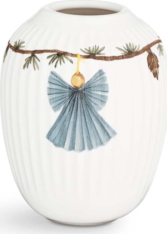 Bílá porcelánová vánoční váza Kähler Design Hammershøi