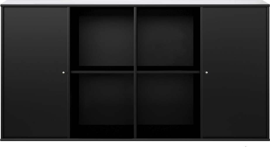 Černá nástěnná komoda Hammel Mistral Kubus