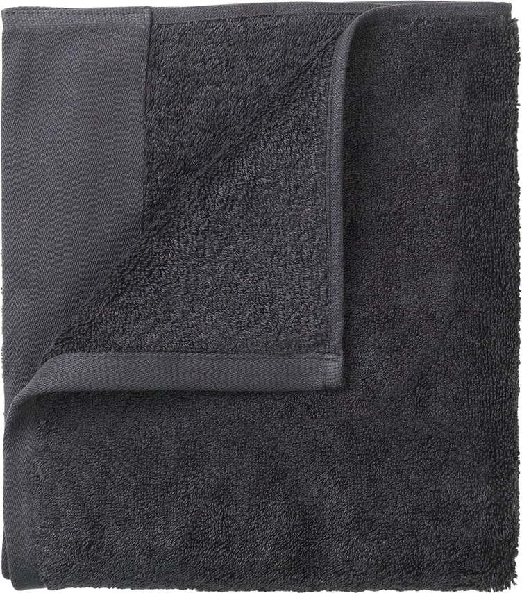 Sada 4 tmavě šedých ručníků Blomus. 30 x 30 cm Blomus