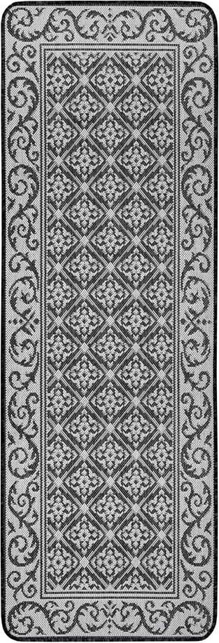 Šedý kuchyňský běhoun Hanse Home Weave Romb