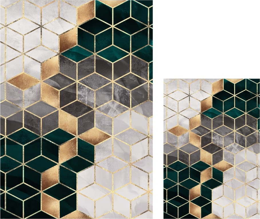 Sada 2 koupelnových předložek Mila Home Optic Minimalist Home World