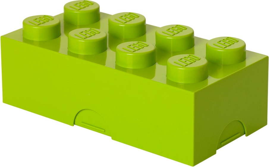 Limetkově zelený svačinový box LEGO® LEGO
