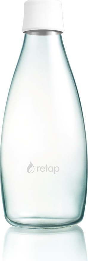 Bílá skleněná lahev ReTap