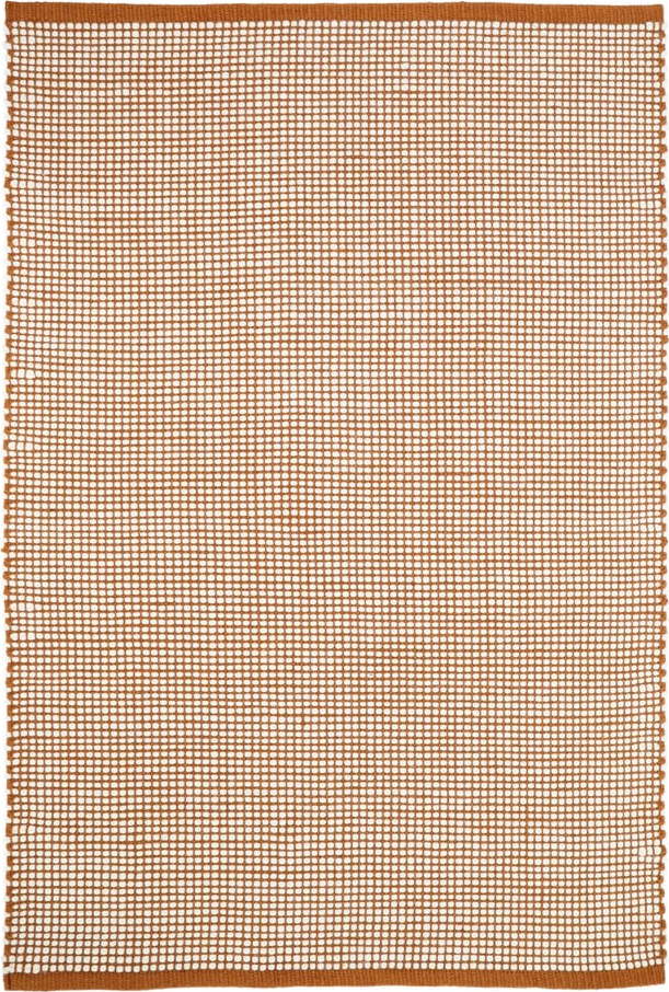Oranžový koberec s podílem vlny 200x140 cm Bergen - Nattiot Nattiot
