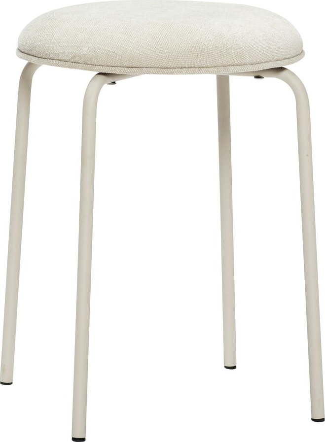 Bílá kovová stolička Hübsch Stol Hübsch