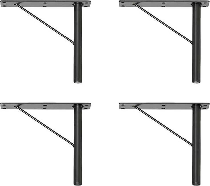 Černé kovové náhradní nožičky 4 ks Mistral & Edge by Hammel - Hammel Furniture Hammel Furniture