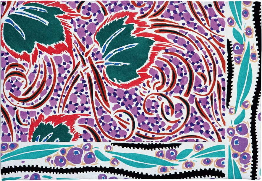 Fialová koupelnová předložka 60x40 cm Lilac - Madre Selva Madre Selva