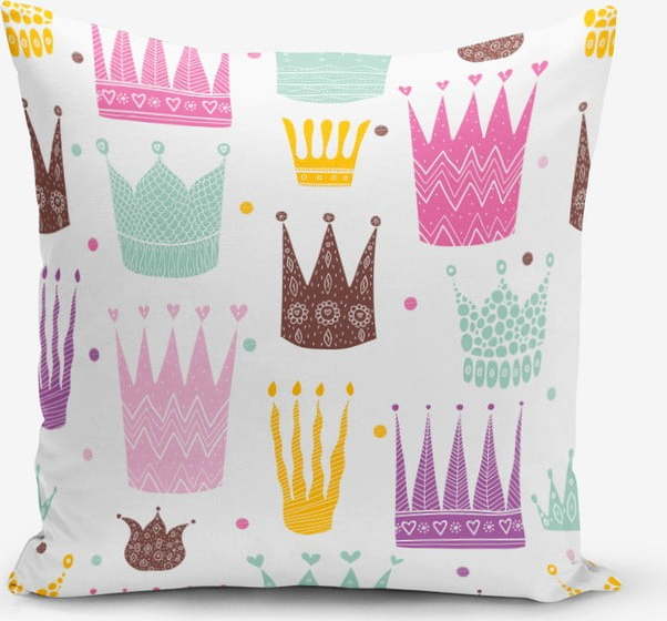 Dětský povlak na polštář Colorful Crown - Minimalist Cushion Covers Minimalist Cushion Covers